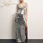 sequin prom dress